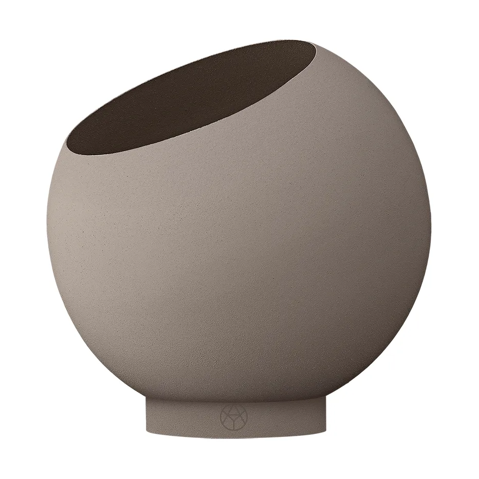 Cache-pot Globe Ø21 cm, Taupe AYTM