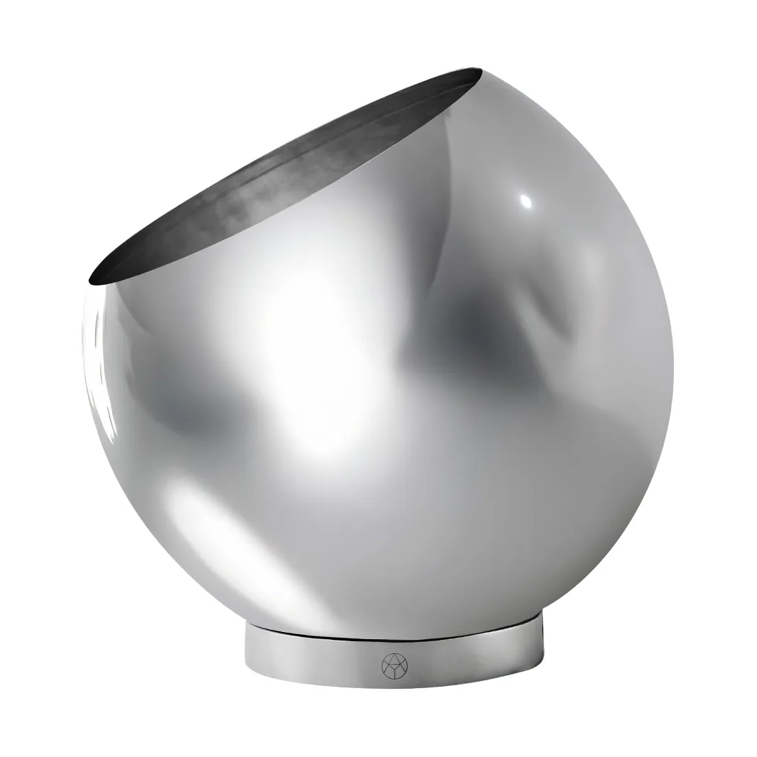 Cache-pot Globe Ø30 cm, Argent AYTM