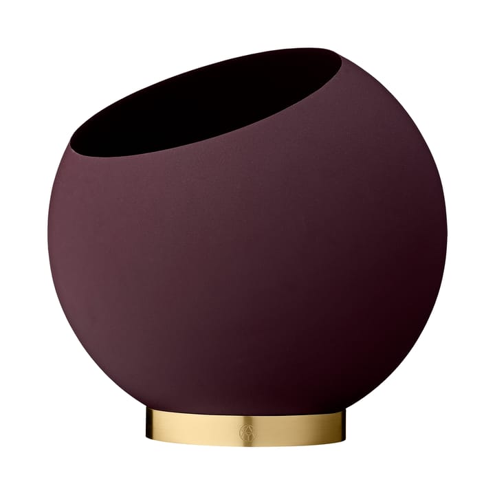 Cache-pot Globe Ø30 cm - Bordeaux - AYTM