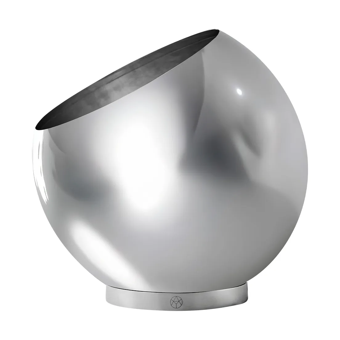 Cache-pot Globe Ø37 cm, Argent AYTM