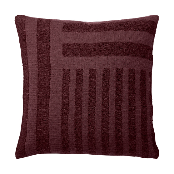 AYTM Coussin Contra 40x40 cm Bordeaux | Design Scandinave | Coussins | Rouge