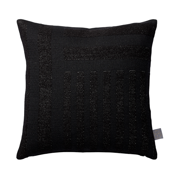 AYTM Coussin Contra 40x40 cm Noir | Design Scandinave | Coussins | Noir