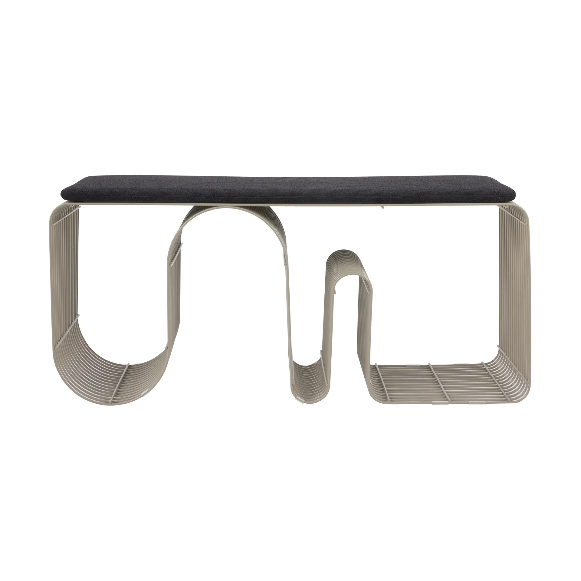 Coussin de banc Curva 32x95,5 cm, Anthracite AYTM