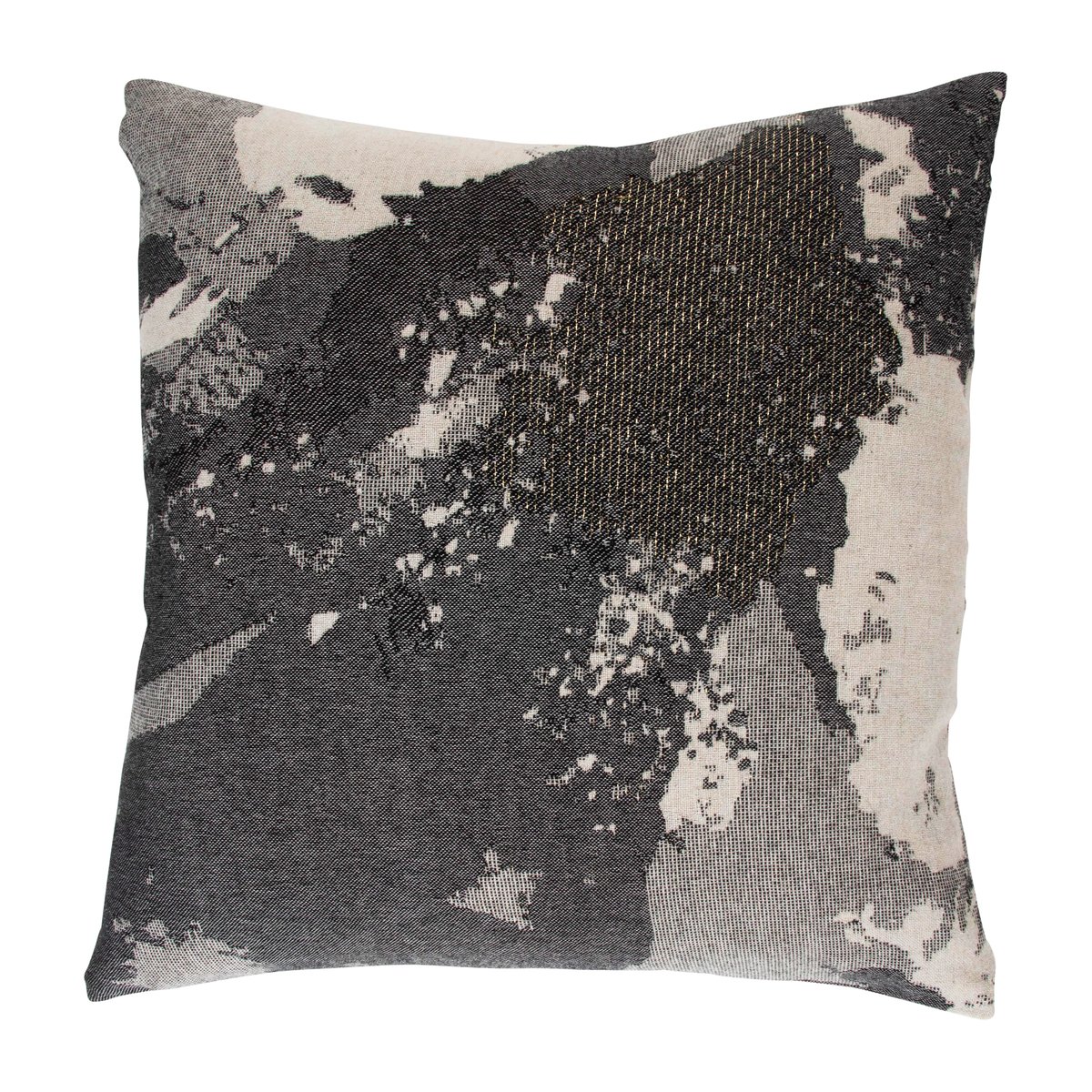 AYTM Coussin Floreo 45x45 cm Blanc-gris | Design Scandinave | Coussins | Gris