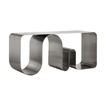 Curva solid banc d’assise - argenté, 100 cm - AYTM