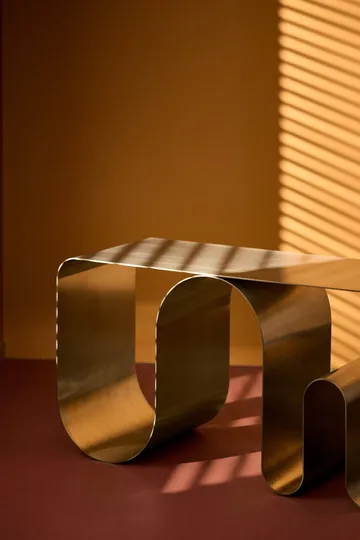Curva solid banc d’assise - argenté, 100 cm - AYTM