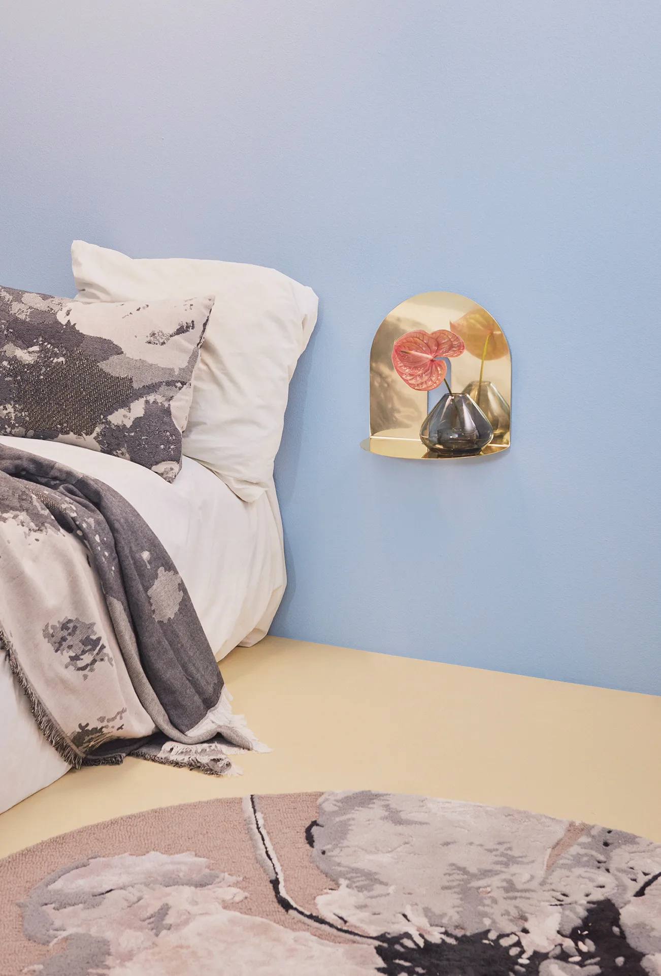 Étagère murale Castellum, Or AYTM