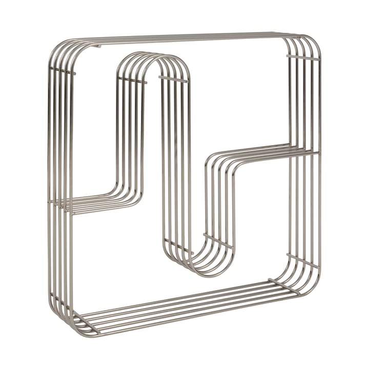 Étagère murale Curva carrée - Argent - AYTM