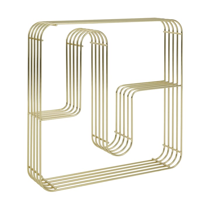 Étagère murale Curva carrée - Or - AYTM