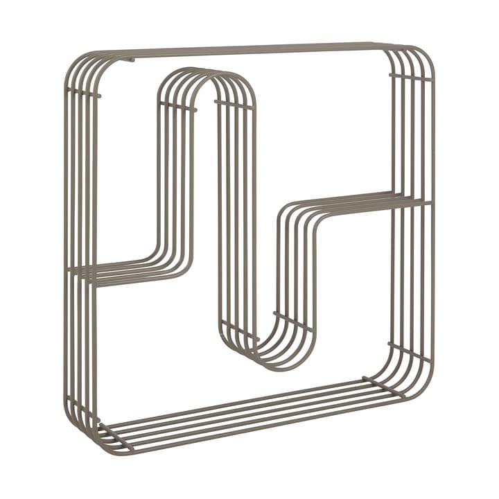 Étagère murale Curva carrée - Taupe - AYTM