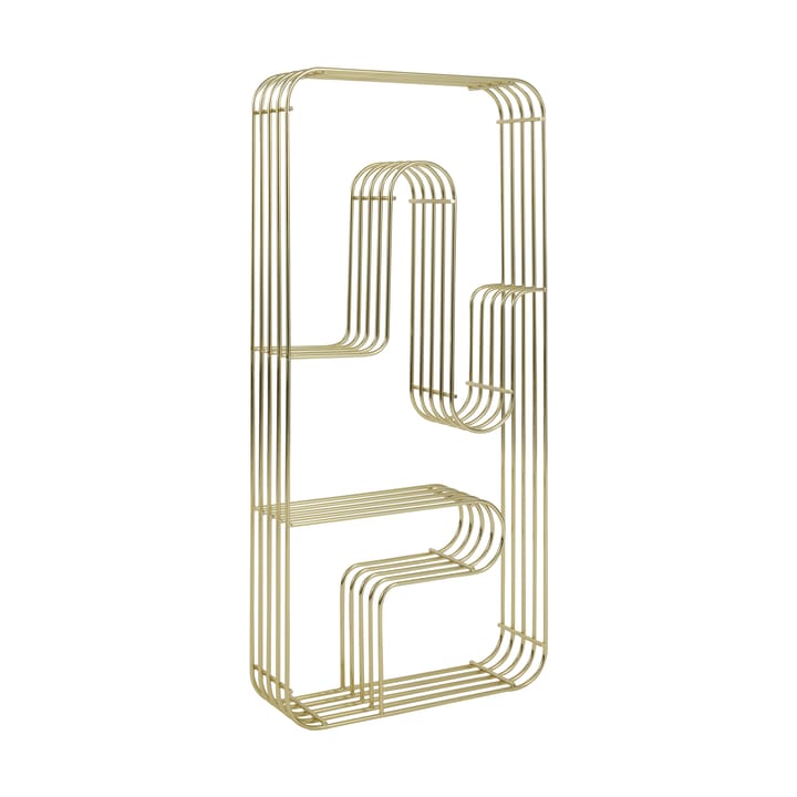 Étagère murale Curva rectangulaire - Or - AYTM