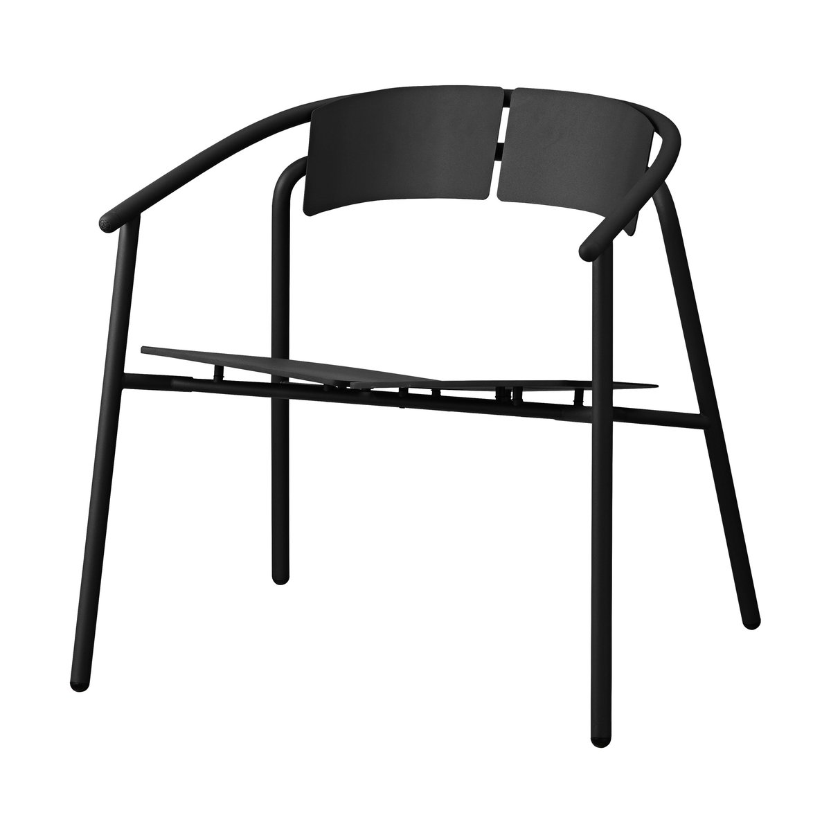 AYTM Fauteuil NOVO Black | Design Scandinave | Chaises de jardin | Noir