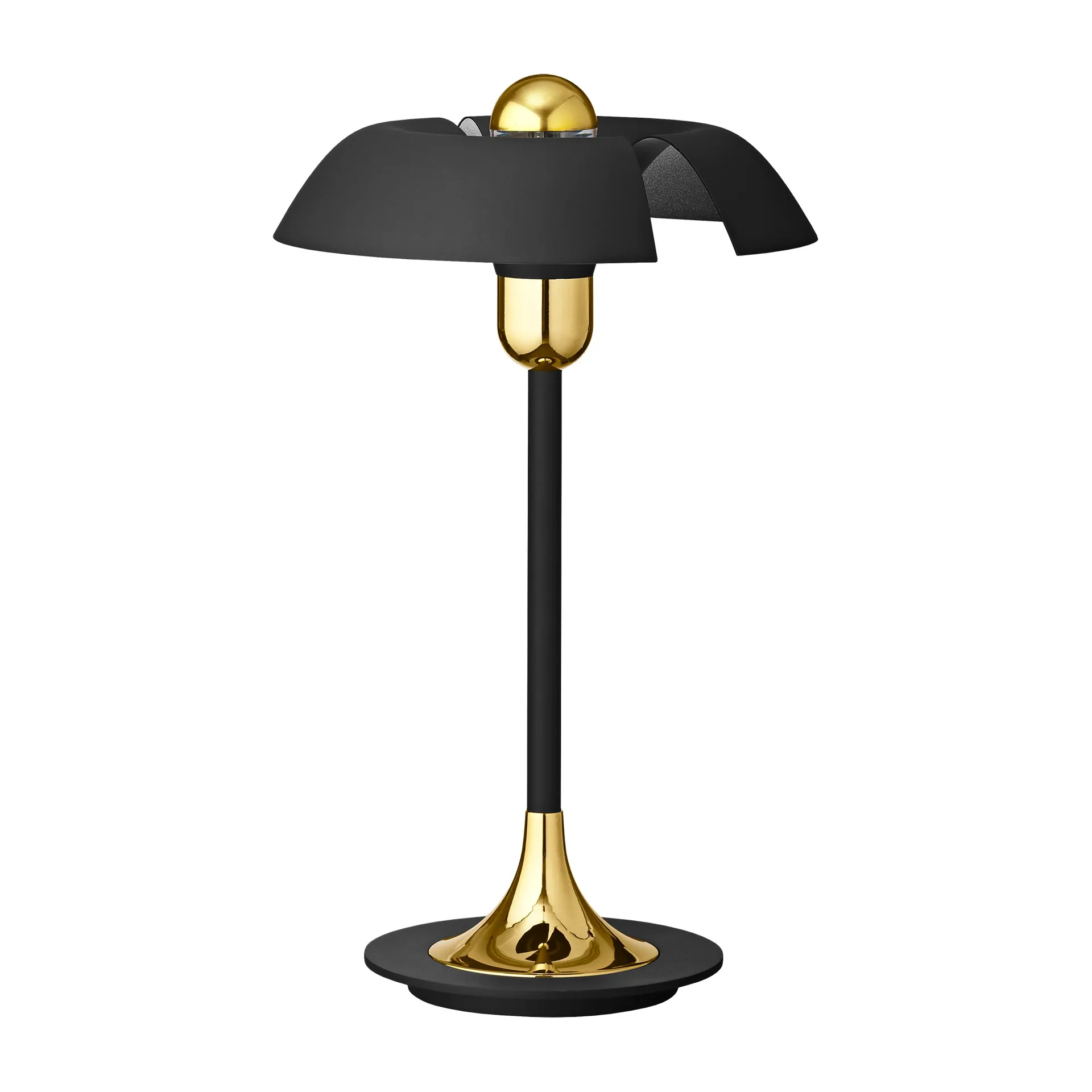 Lampe de table Cycnus 46 cm, Noir-jauned AYTM