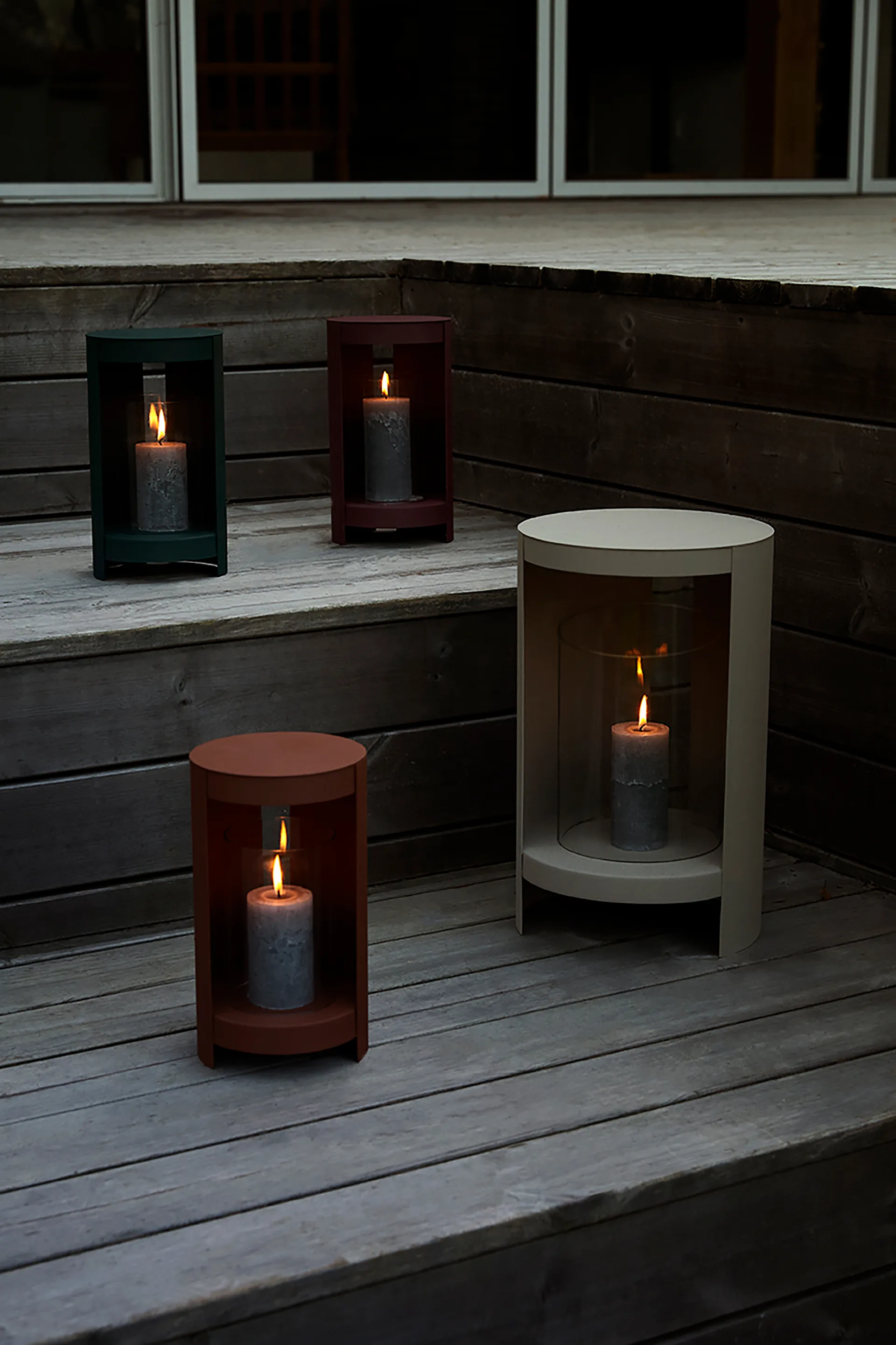 Lanterne Ora 28 cm, Bordeaux AYTM