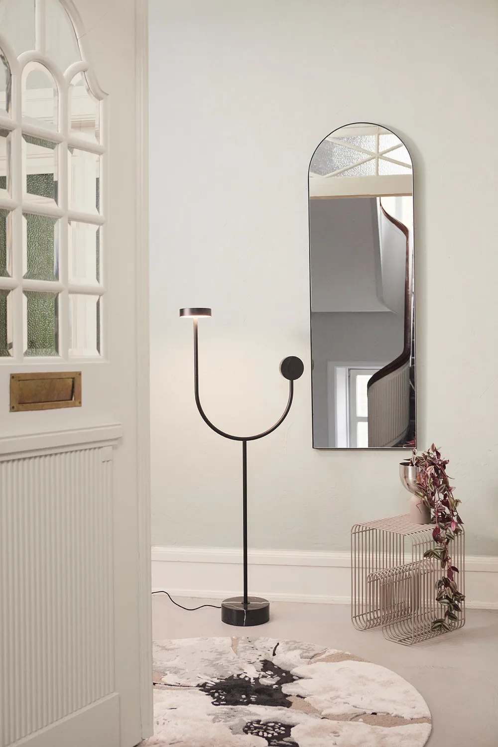 Miroir Arcus 115 cm, Noir AYTM