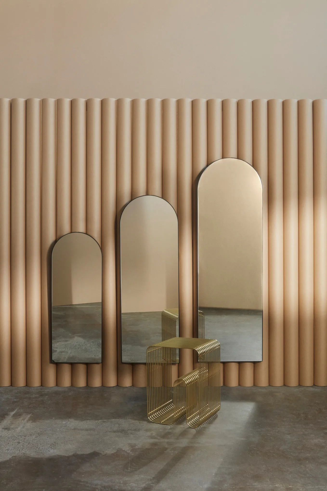 Miroir Arcus 115 cm, Noir AYTM