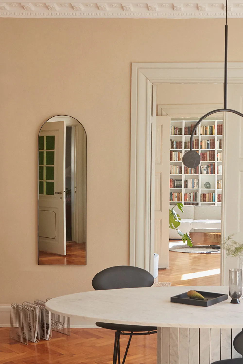 Miroir Arcus 140 cm, Noir AYTM