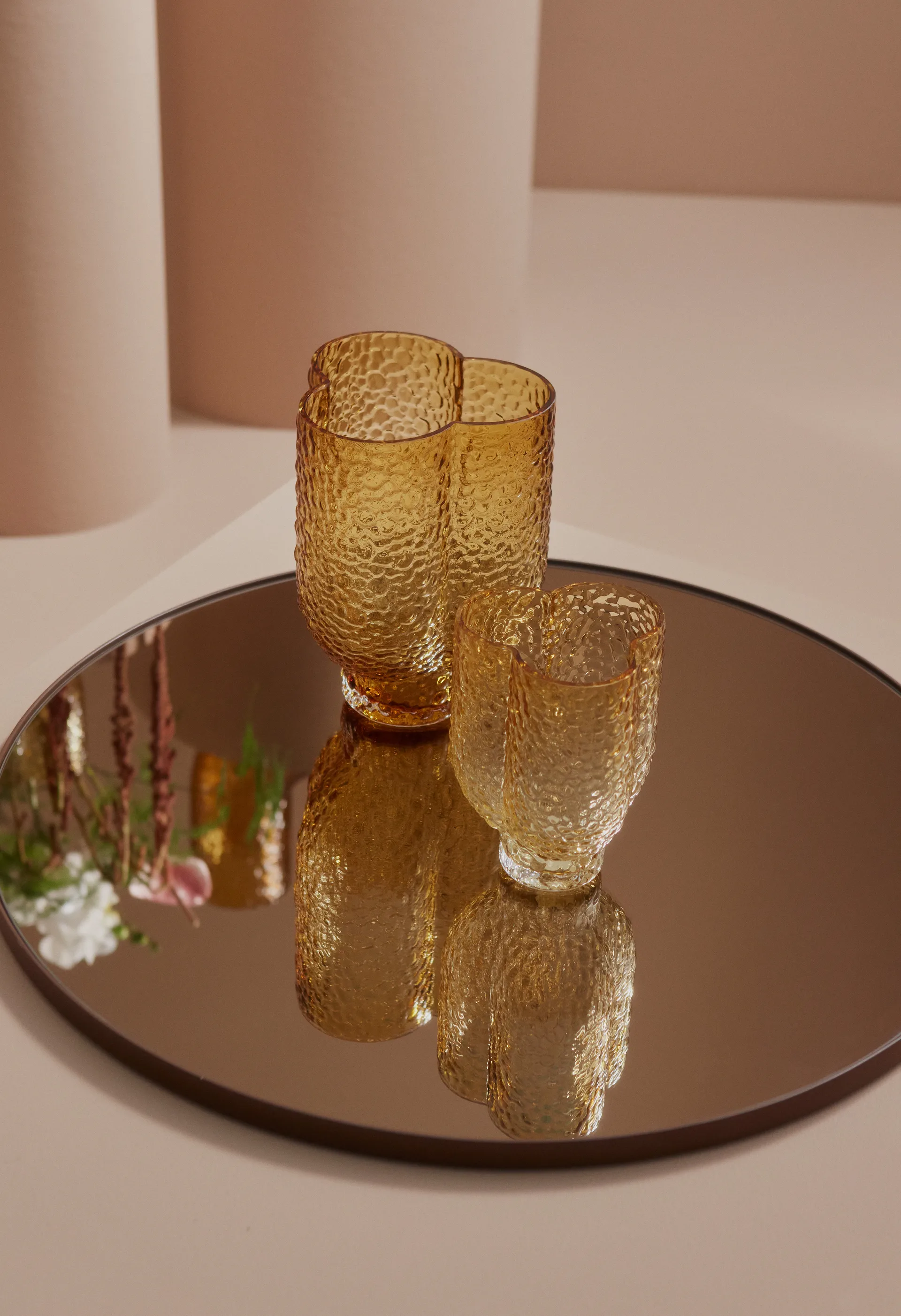 Miroir Circum Ø50 cm, Brown AYTM