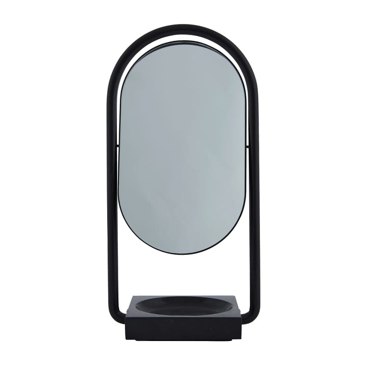 Miroir de table ANGUI 17,2x35 cm - Noir/Noir - AYTM