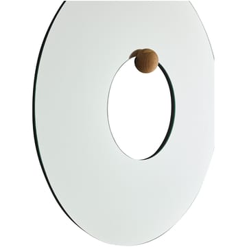 Miroir mural Castellum Ø80 cm - Clear-oiled oak - AYTM