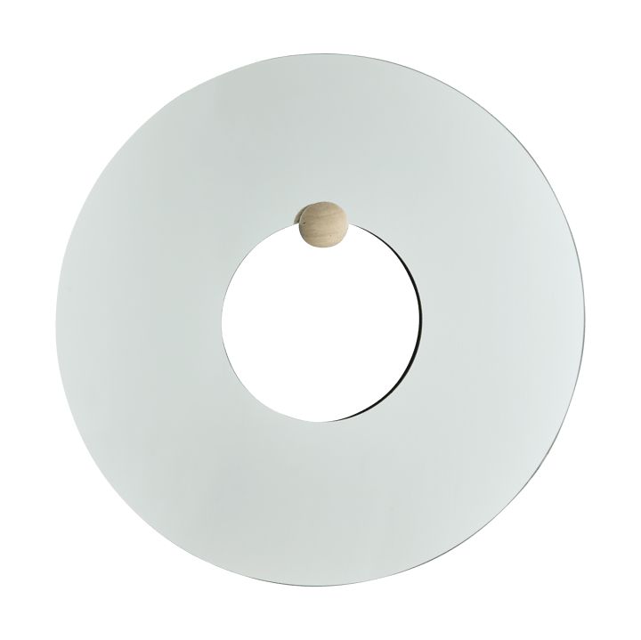 Miroir mural Castellum Ø80 cm - Clear-travertine - AYTM