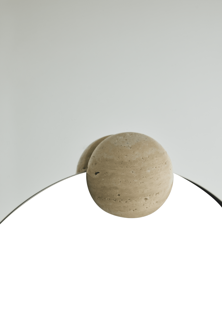 Miroir mural Castellum Ø80 cm, Clear-travertine AYTM