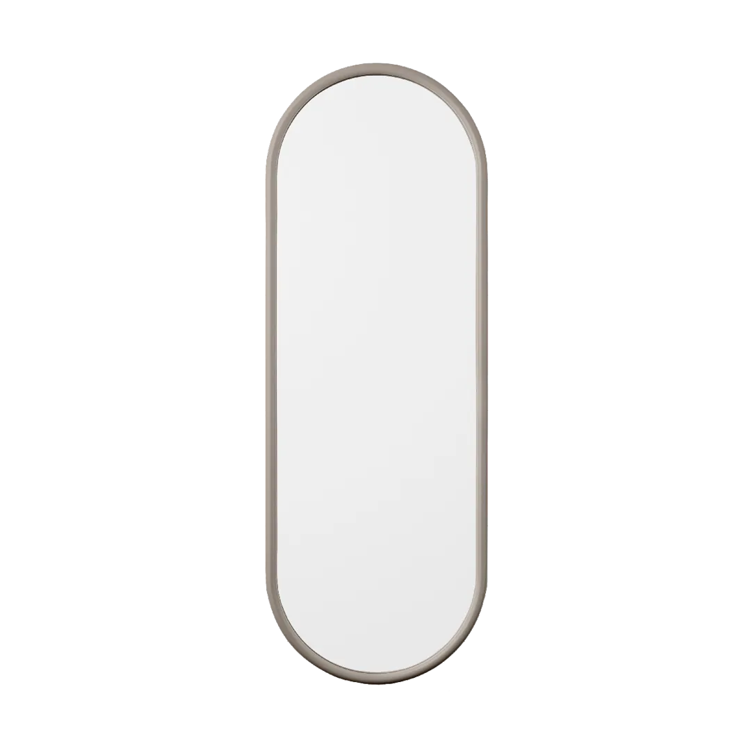 Miroir oval Angui 78 cm, Taupe AYTM