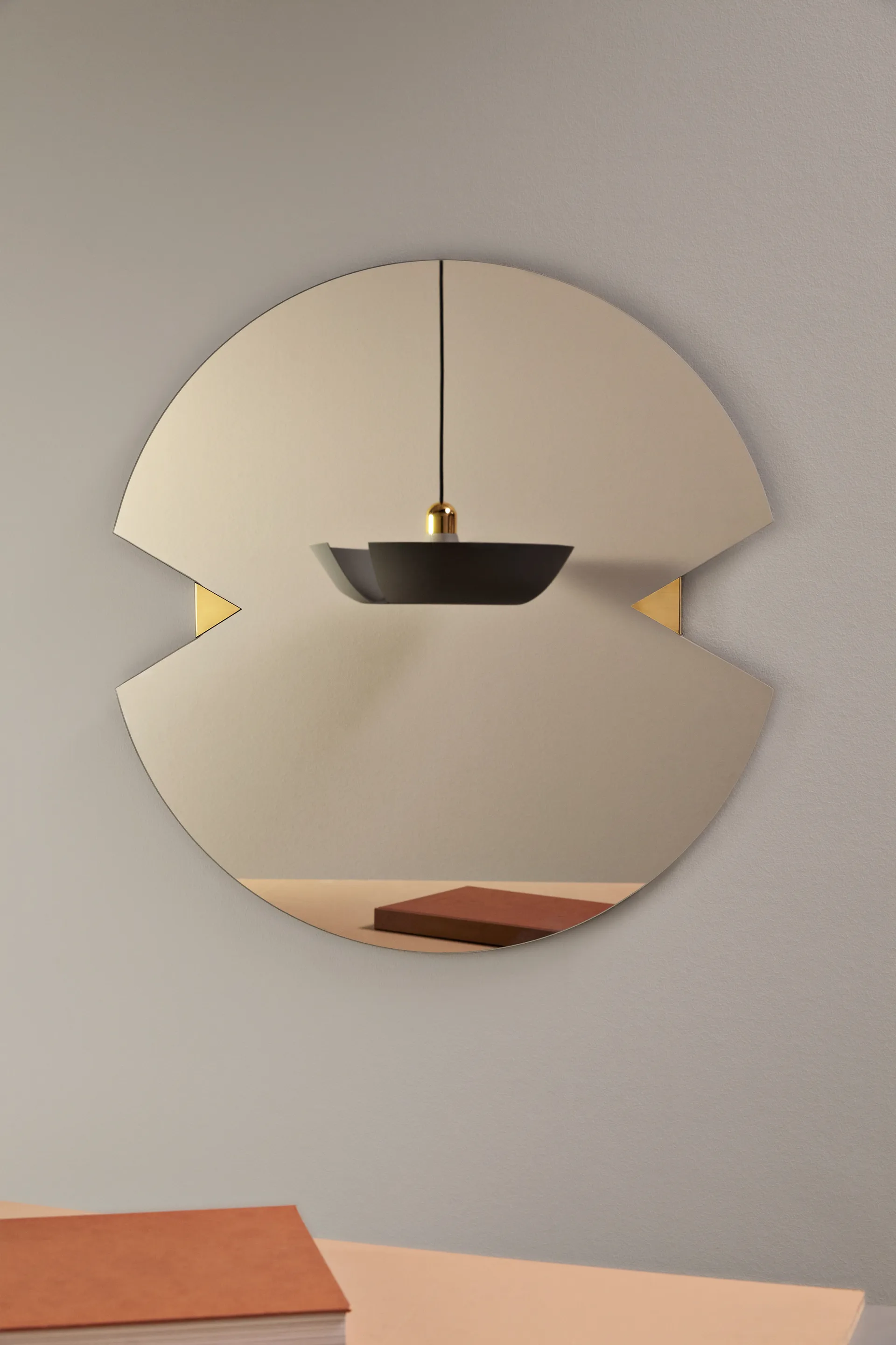 Miroir Verto Ø70 cm, Noir AYTM