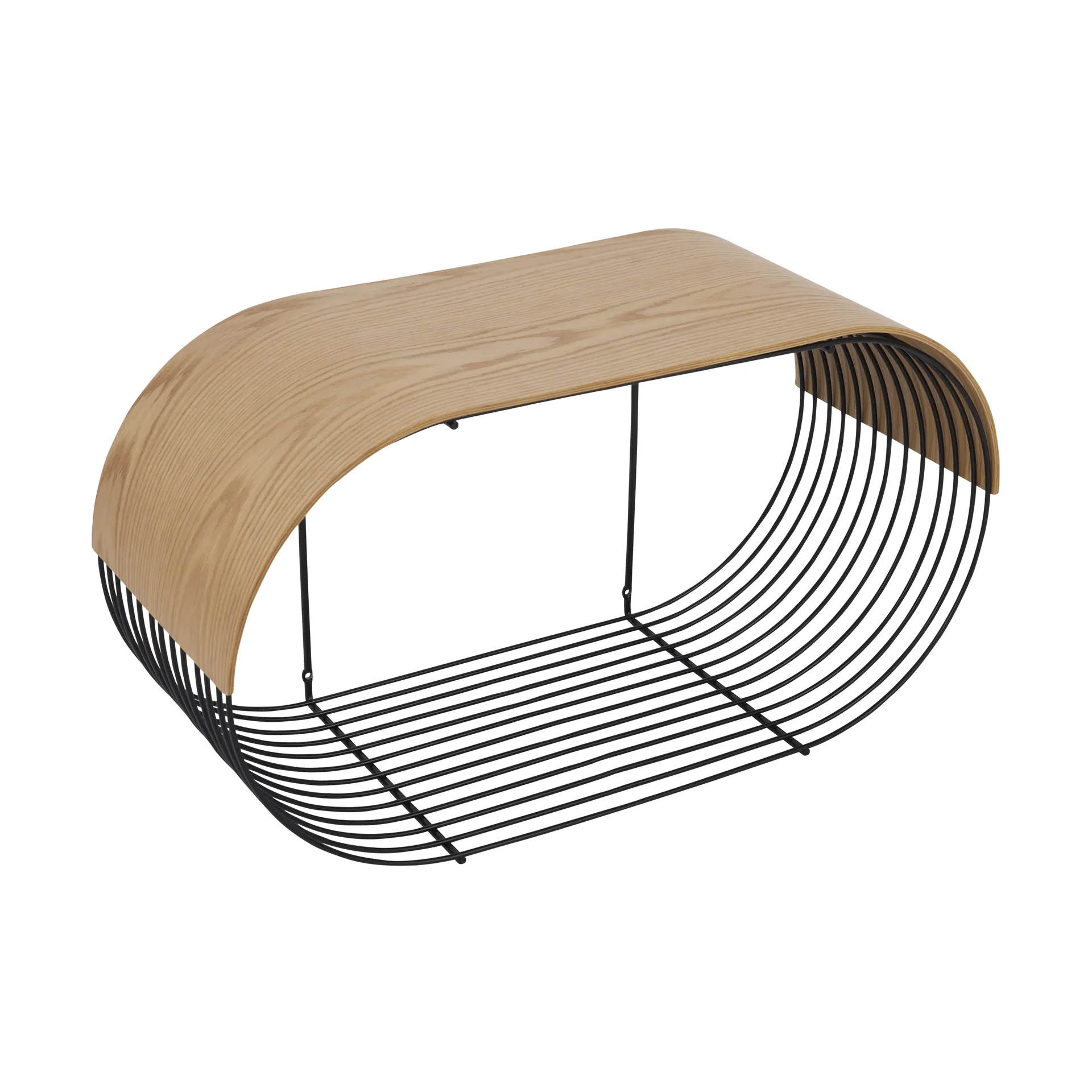 Plaque/plateau supérieur Curva pour étagère murale Curva 62,2 cm, Chêne AYTM