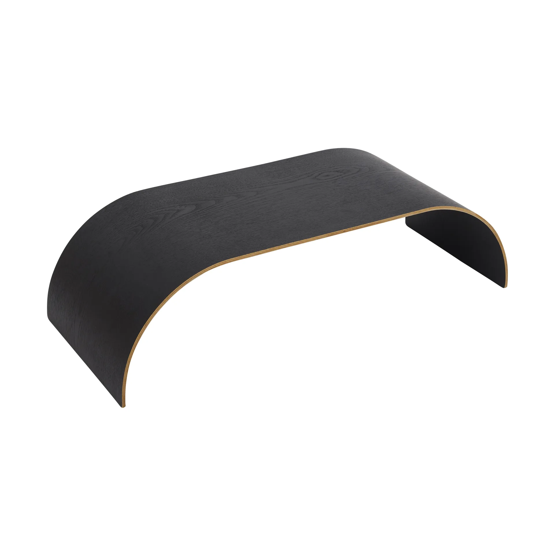 Plaque/plateau supérieur Curva pour étagère murale Curva 62,2 cm, Noir AYTM