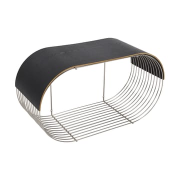 Plaque/plateau supérieur Curva pour étagère murale Curva 62,2 cm - Noir - AYTM