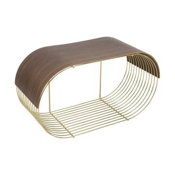 Plaque/plateau supérieur Curva pour étagère murale Curva 62,2 cm - Noyer - AYTM