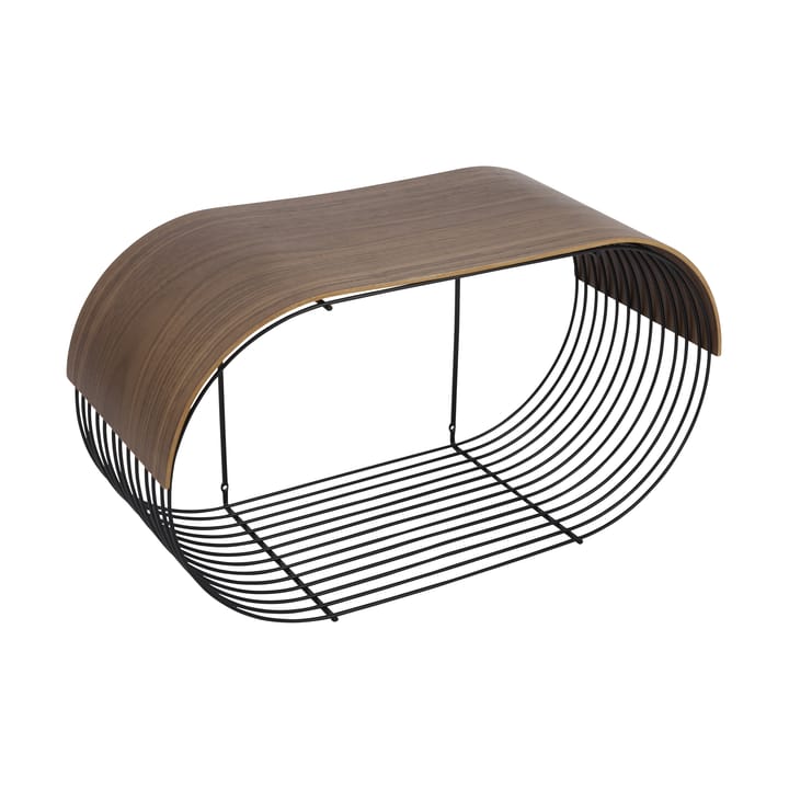Plaque/plateau supérieur Curva pour étagère murale Curva 62,2 cm, Noyer AYTM