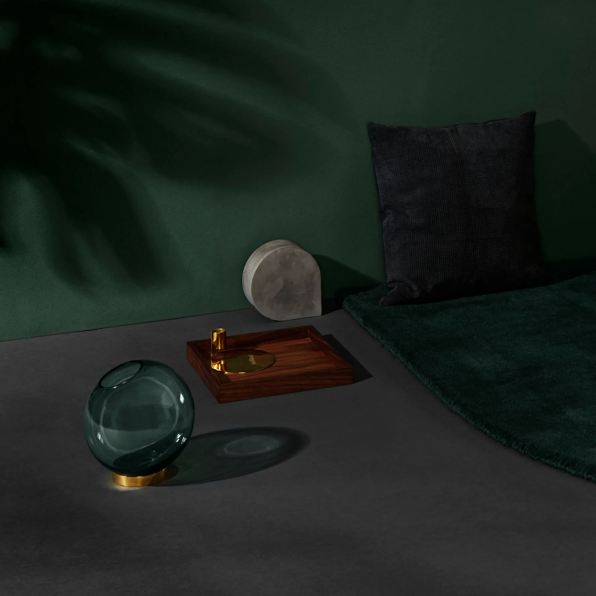 Plateau rectangulaire Unity noix, grand AYTM