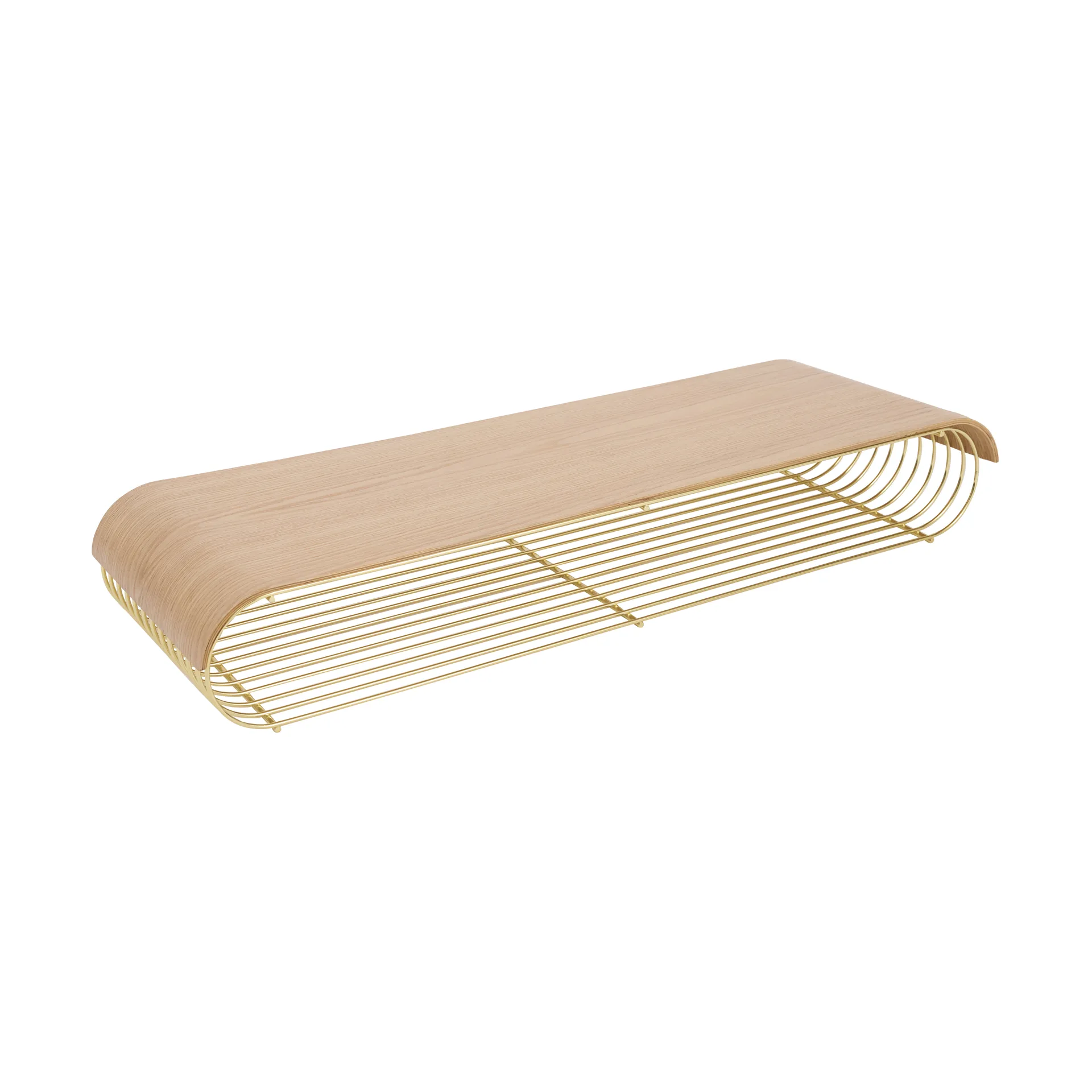 Plateau supérieure/étagère Curva pour étagère Curva 80,4 cm, Chêne AYTM