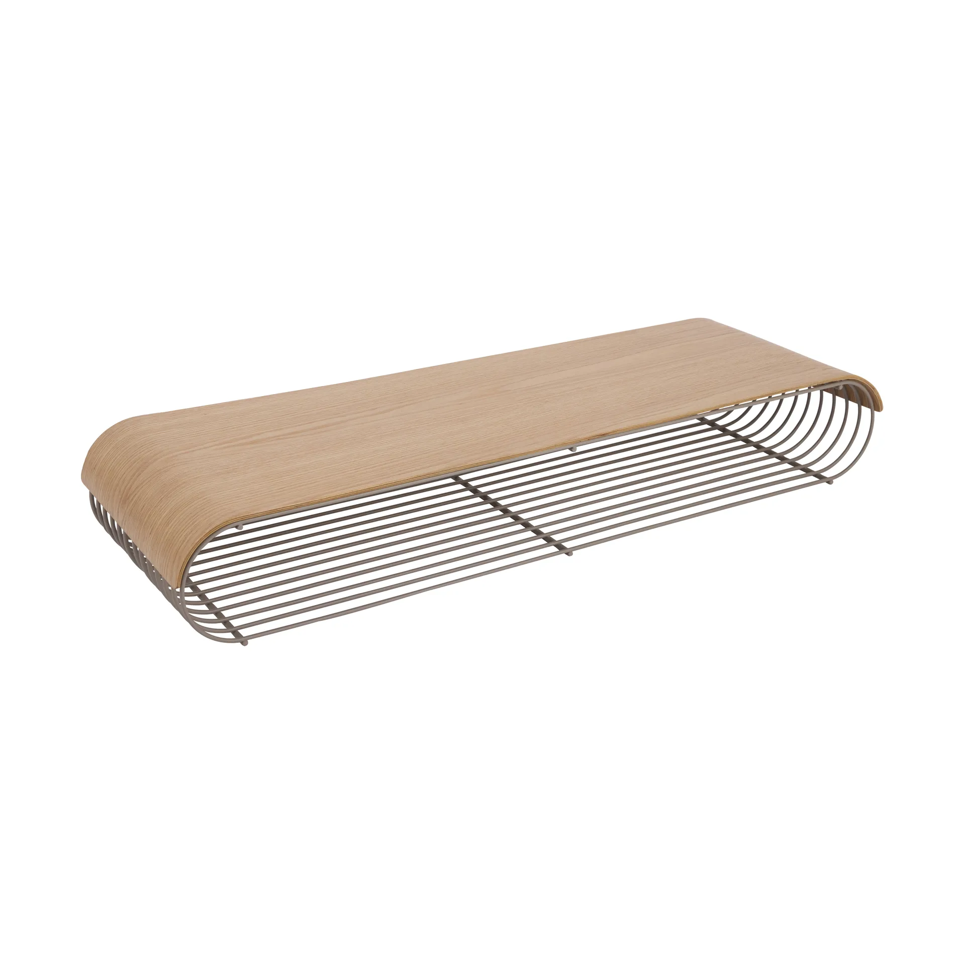 Plateau supérieure/étagère Curva pour étagère Curva 80,4 cm, Chêne AYTM