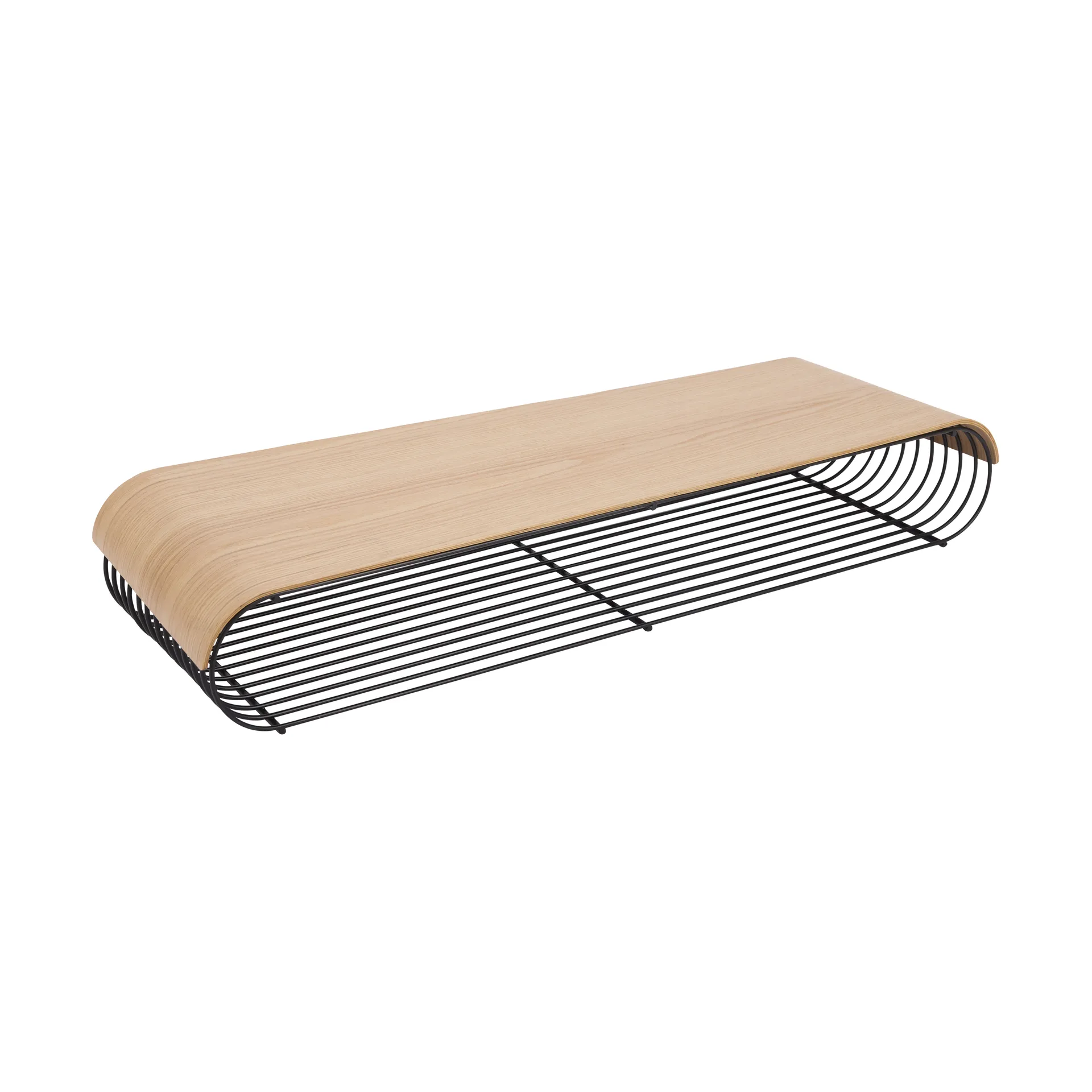 Plateau supérieure/étagère Curva pour étagère Curva 80,4 cm, Chêne AYTM