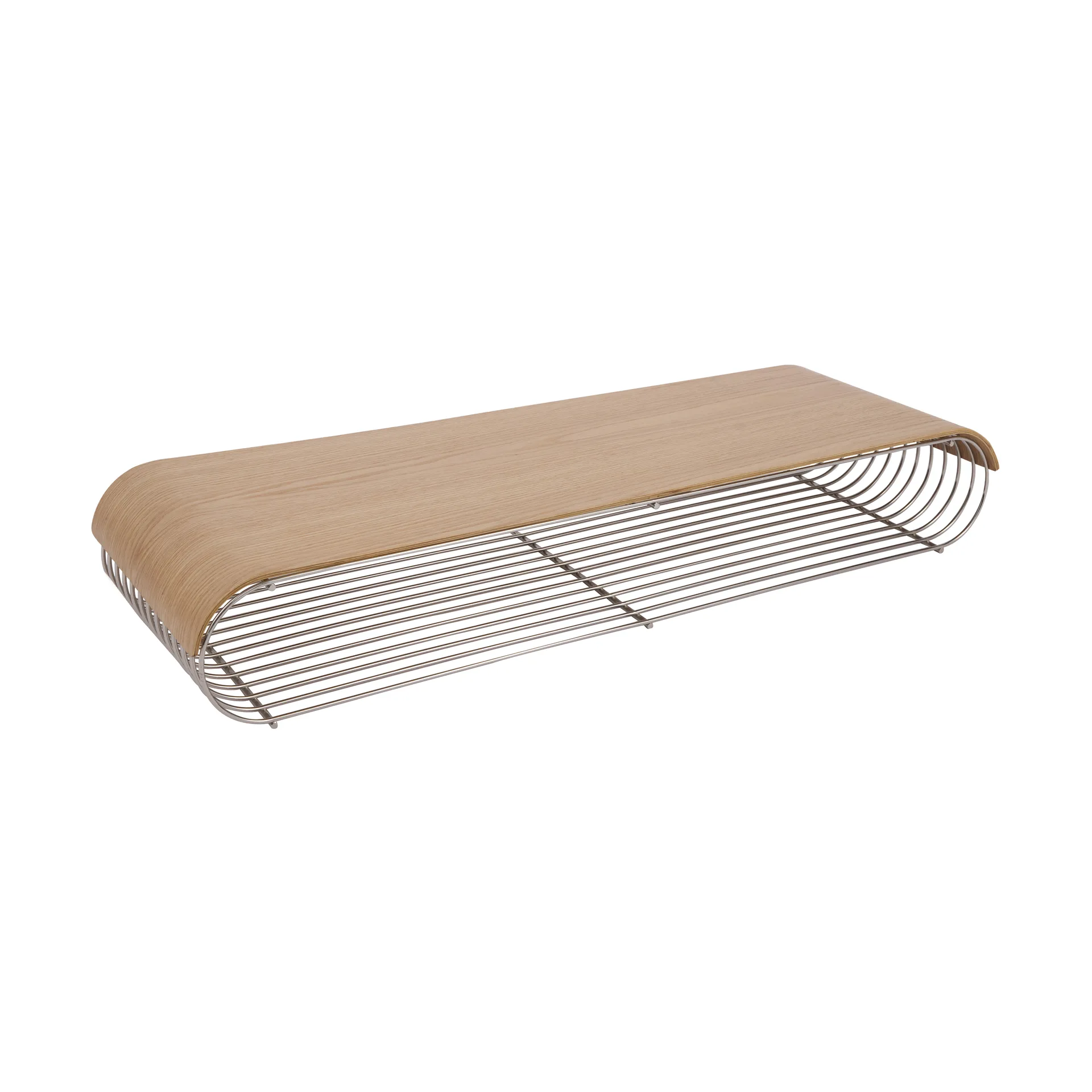Plateau supérieure/étagère Curva pour étagère Curva 80,4 cm, Chêne AYTM