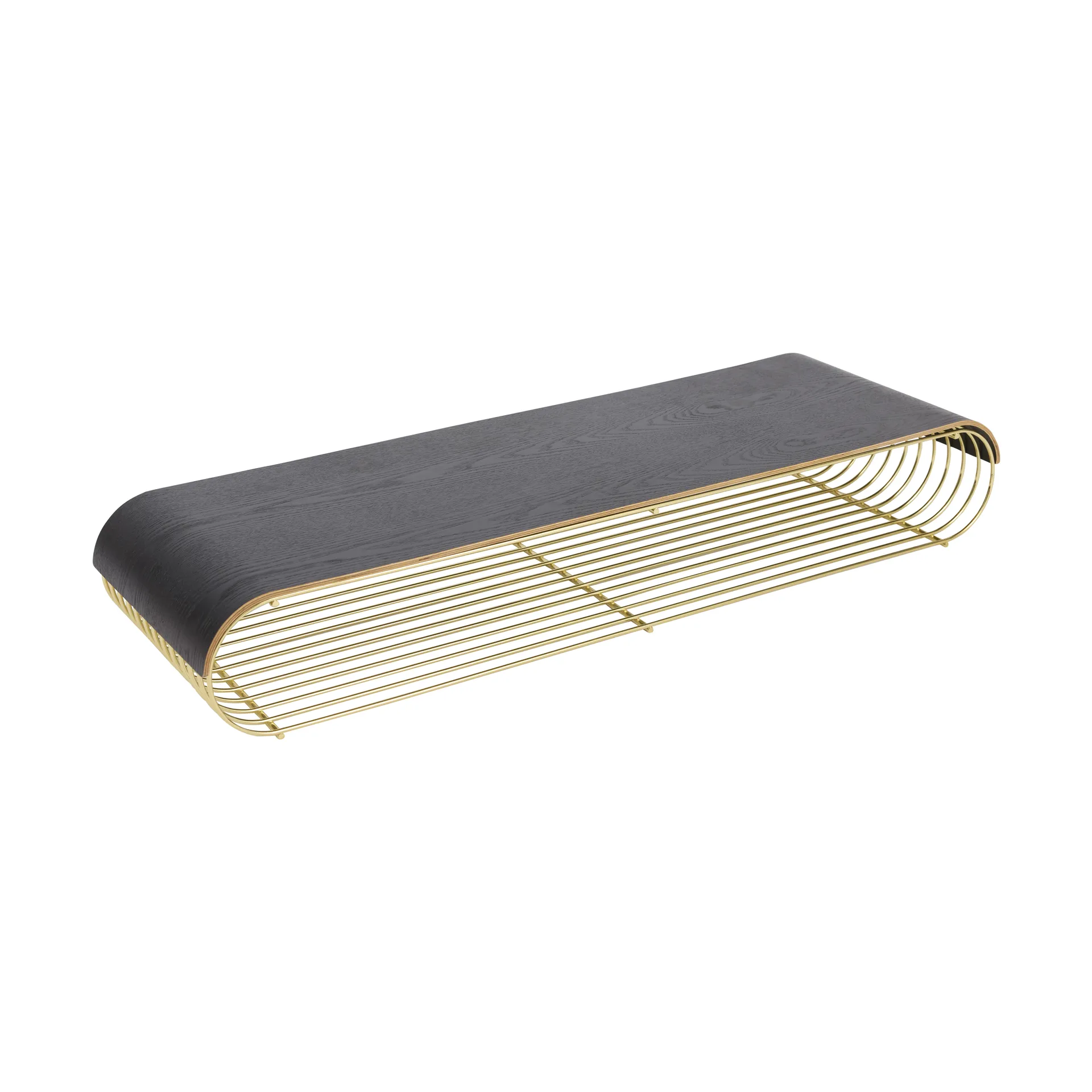Plateau supérieure/étagère Curva pour étagère Curva 80,4 cm, Noir AYTM