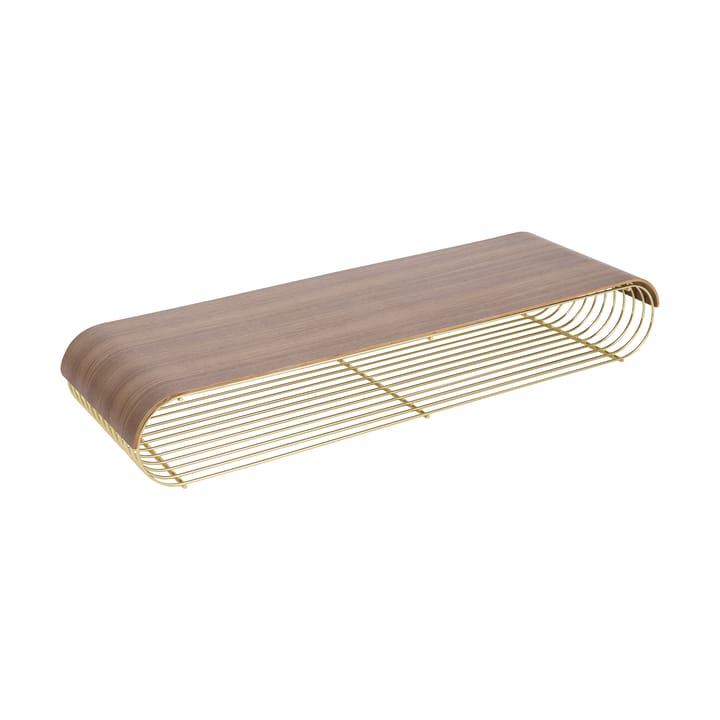 Plateau supérieure/étagère Curva pour étagère Curva 80,4 cm, Noyer AYTM