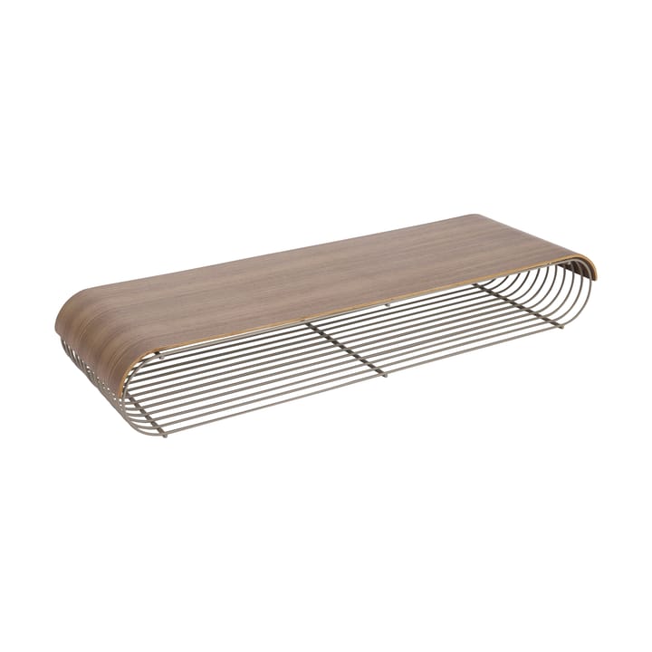 Plateau supérieure/étagère Curva pour étagère Curva 80,4 cm, Noyer AYTM