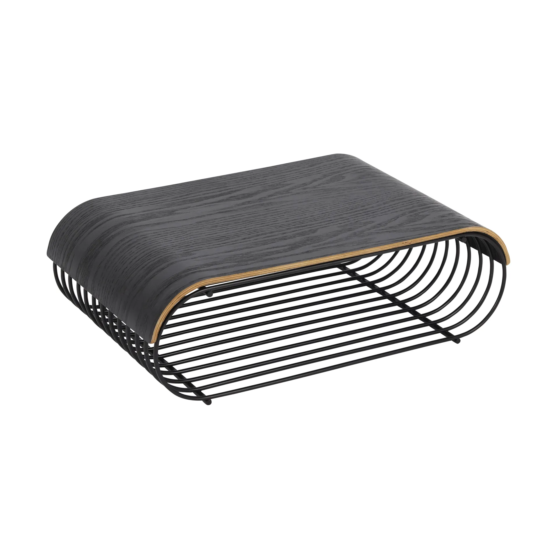 Plateau/capuchon Curva pour étagère Curva 40,4 cm, Noir AYTM