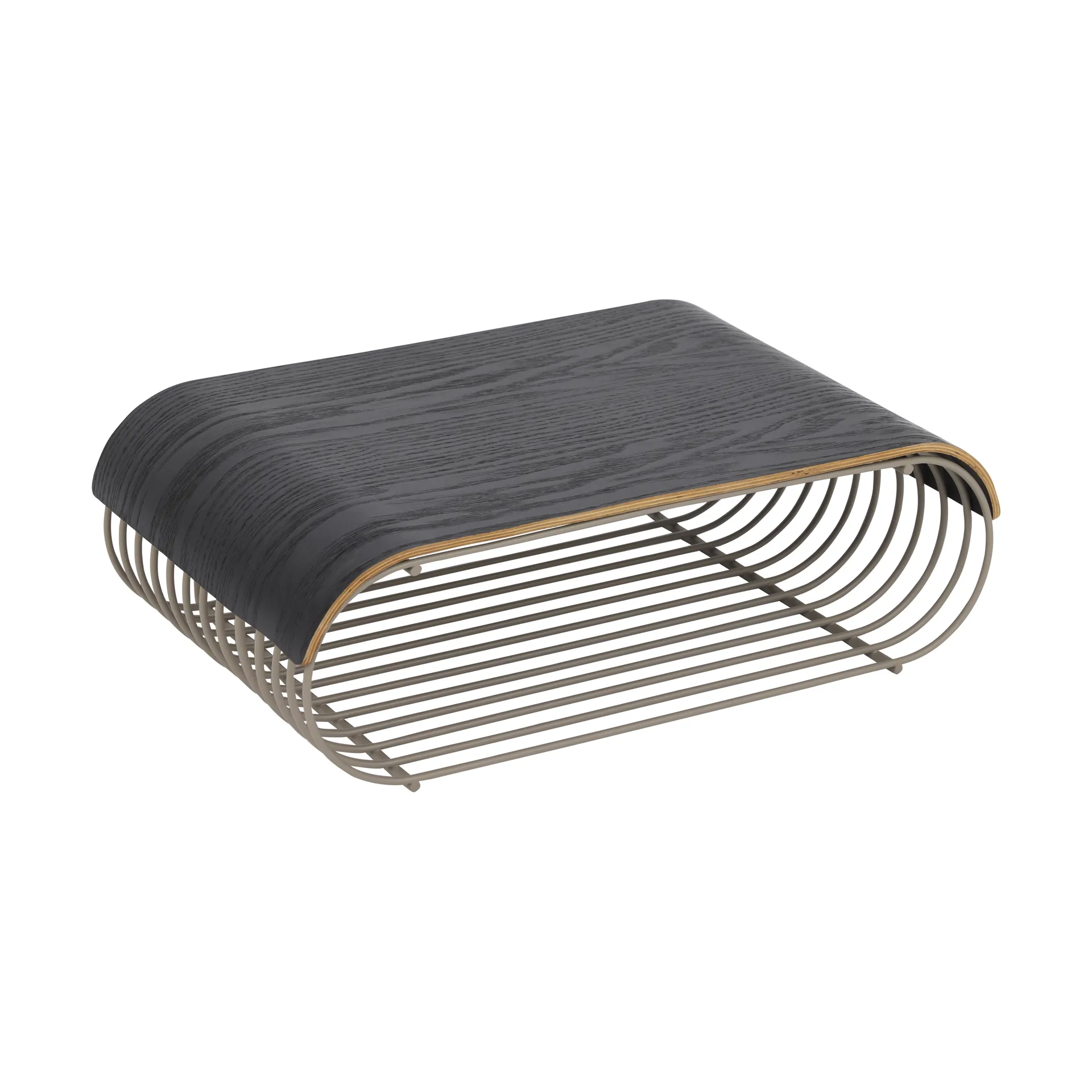 Plateau/capuchon Curva pour étagère Curva 40,4 cm, Noir AYTM