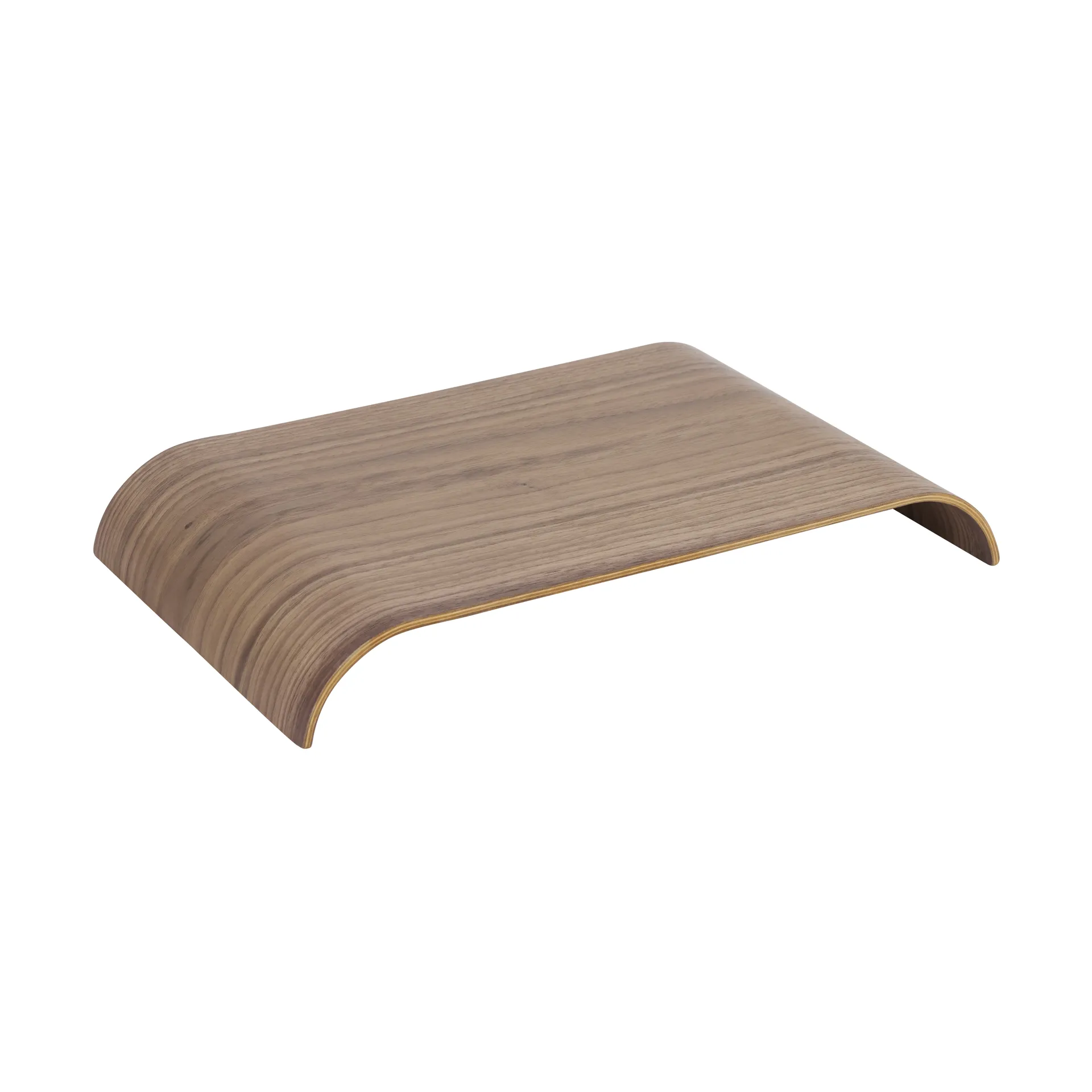 Plateau/capuchon Curva pour étagère Curva 40,4 cm, Noyer AYTM