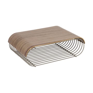 Plateau/capuchon Curva pour étagère Curva 40,4 cm - Noyer - AYTM