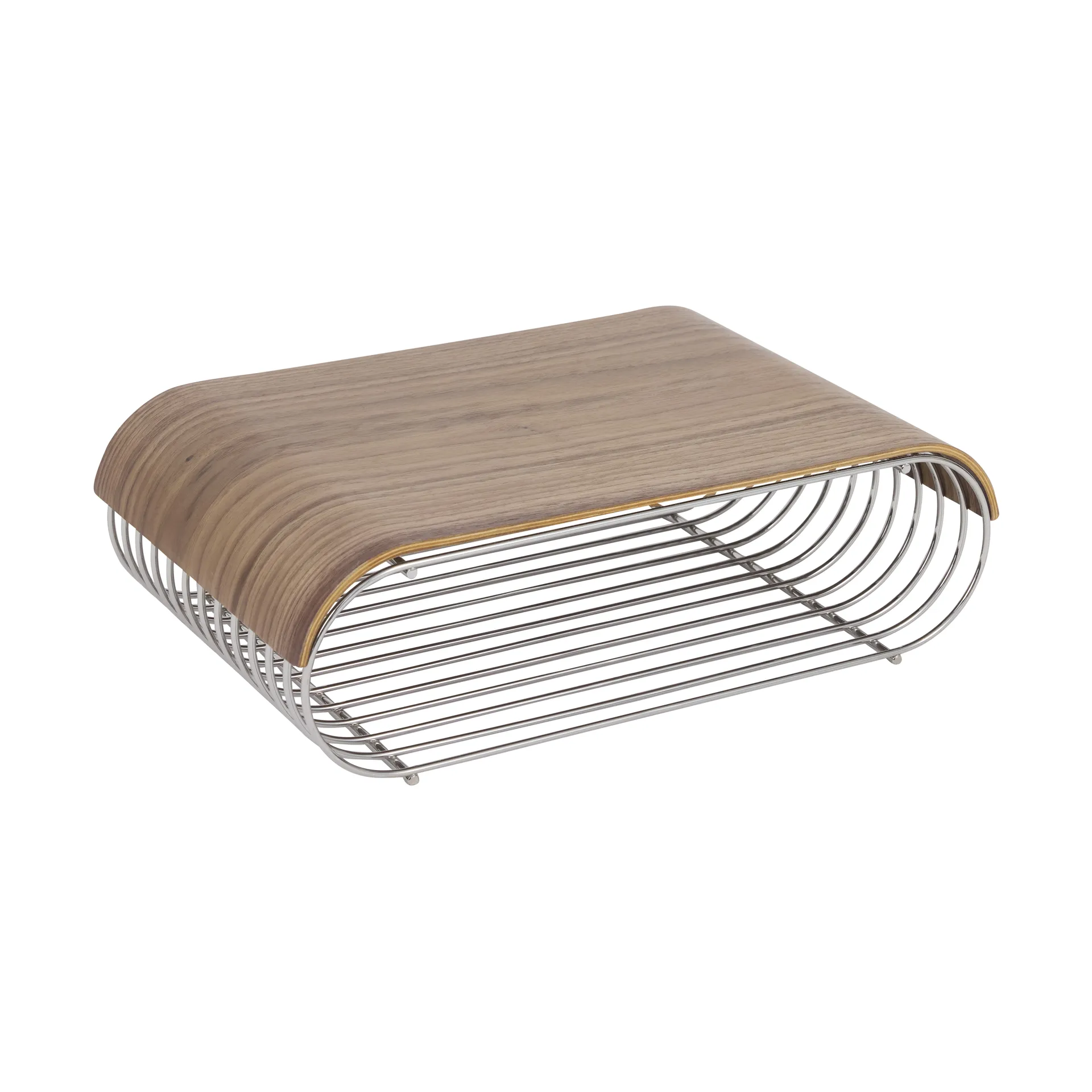Plateau/capuchon Curva pour étagère Curva 40,4 cm, Noyer AYTM