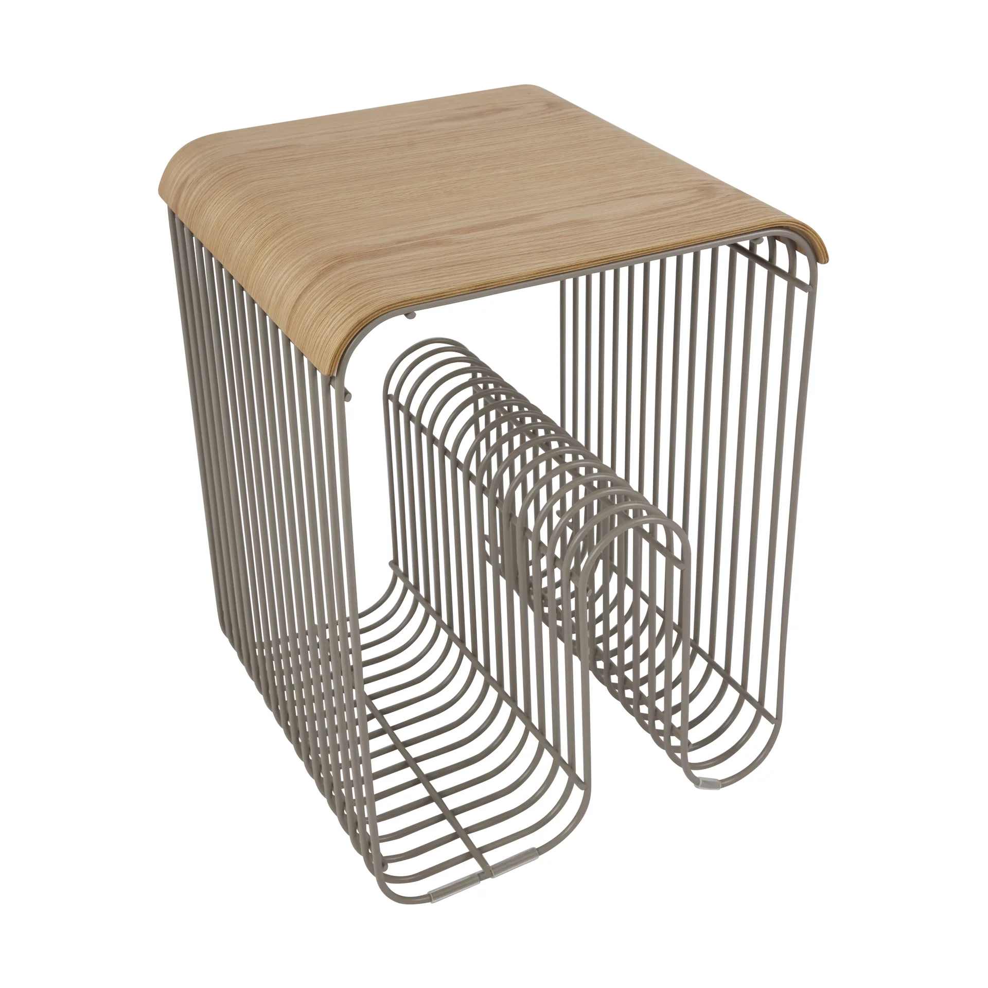 Plateau/couvercle Curva pour tabouret Curva 33 cm, Chêne AYTM