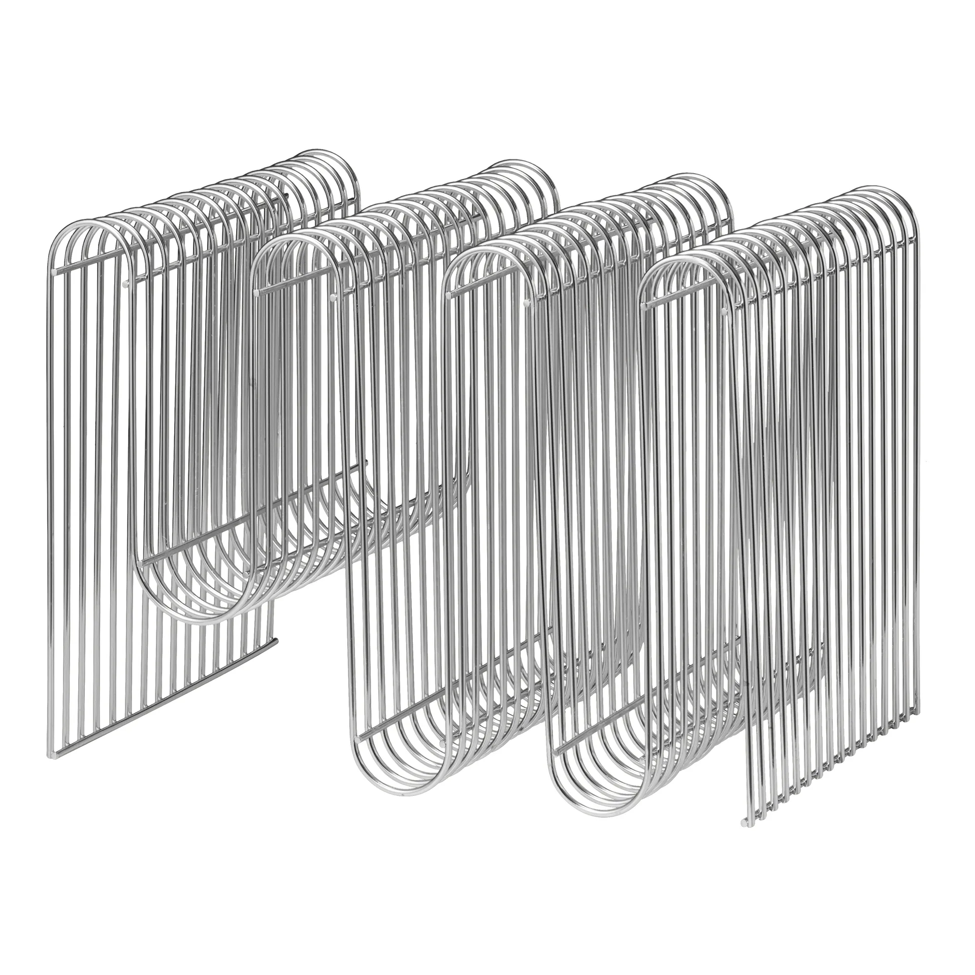 Porte-revues Curva, argent AYTM