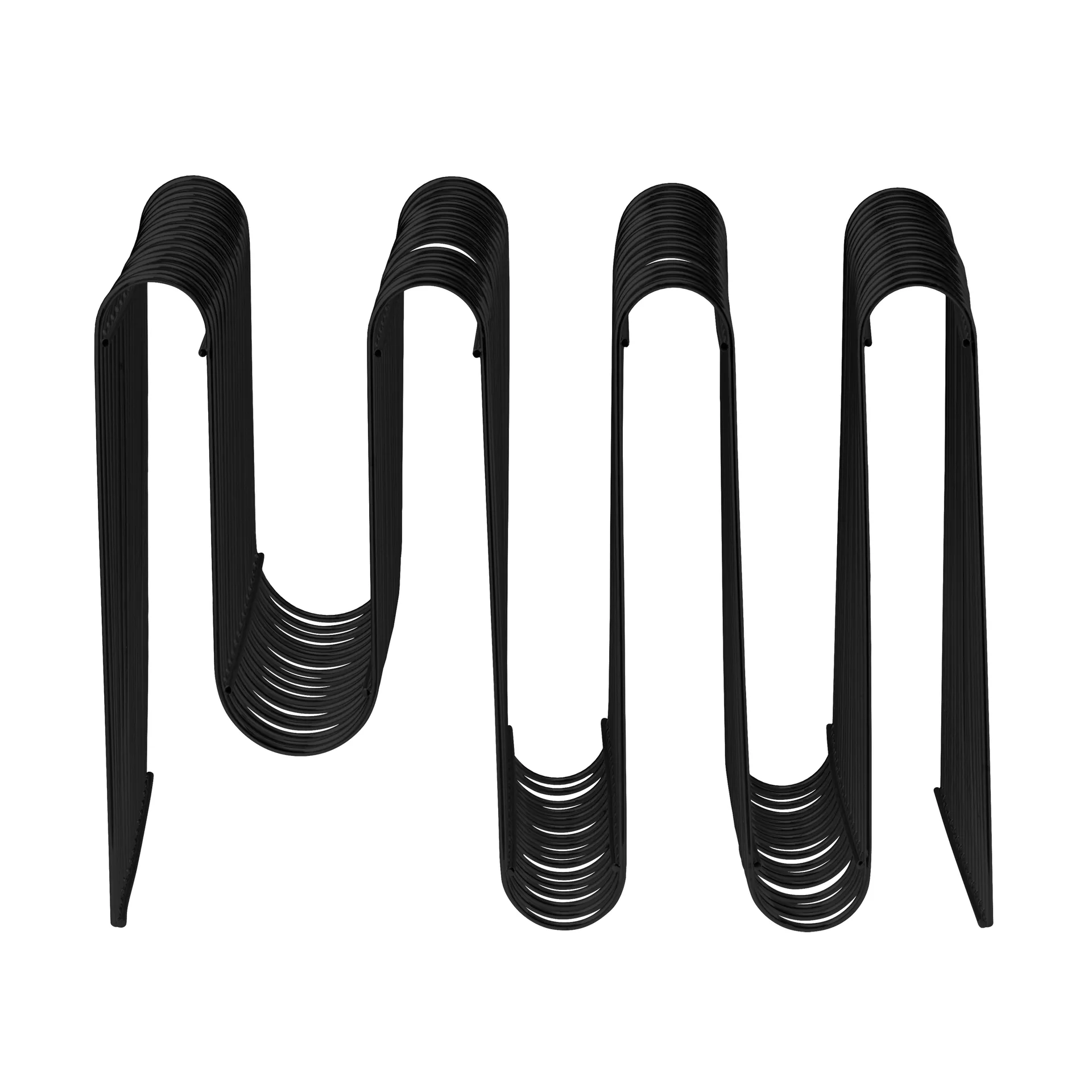 Porte-revues Curva, noir AYTM