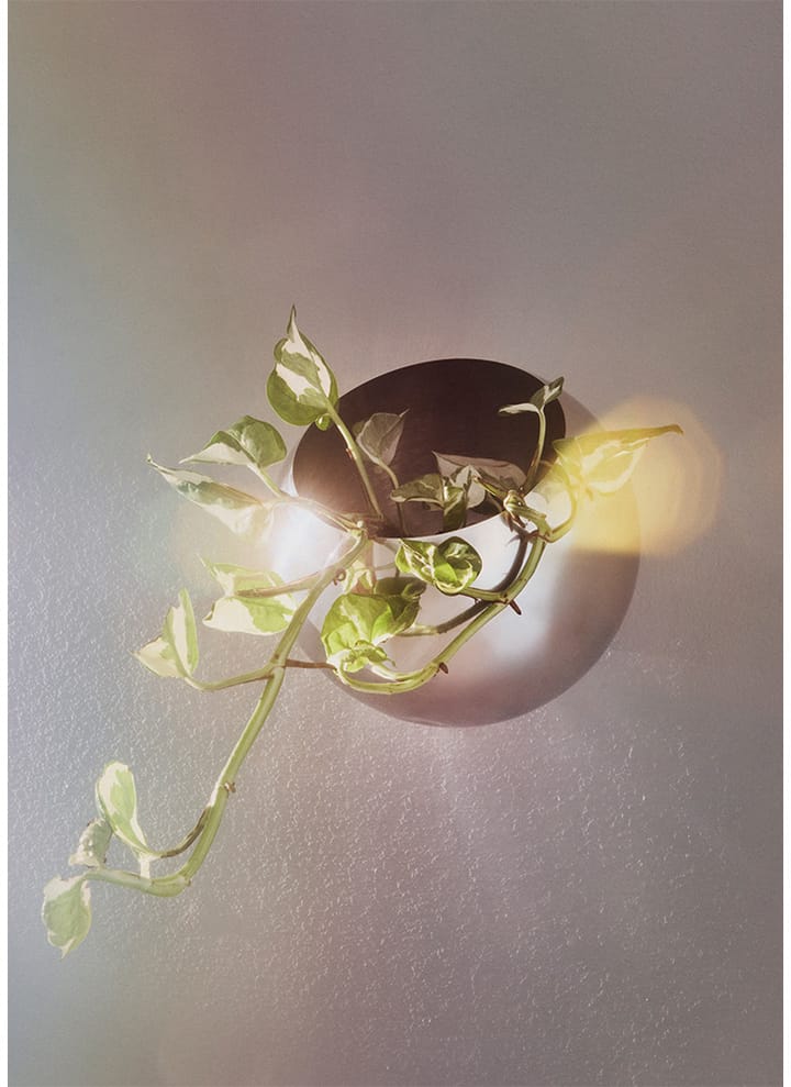 Pot mural Globe Ø21 cm, Argent AYTM